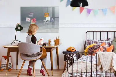 Magnetic marker board waves design