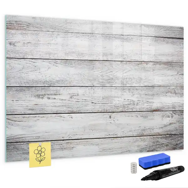 Magnetic glass dry erase board painted finish