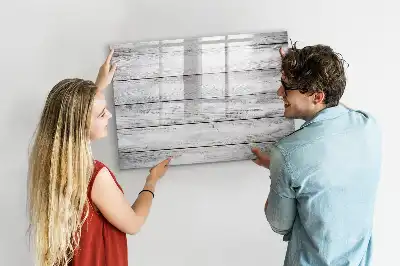 Magnetic glass dry erase board painted finish