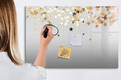 Magnetic marker board stars design