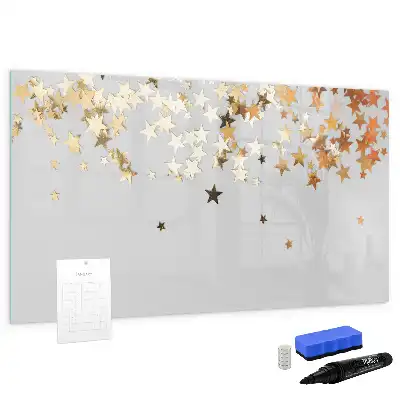 Magnetic marker board stars design