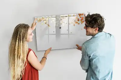 Magnetic marker board stars design