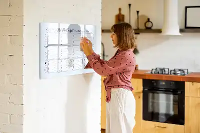 Magnetic glass dry erase board birthday card style