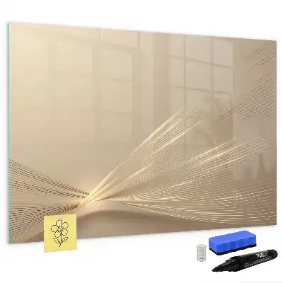 Magnetic marker board abstract light design