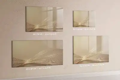 Magnetic marker board abstract light design