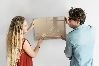 Magnetic marker board abstract light design