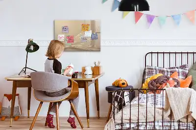 Magnetic marker board abstract light design