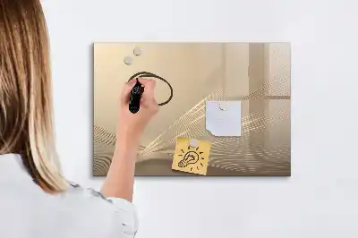 Magnetic marker board abstract light design