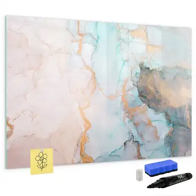 Magnetic marker board abstract image design