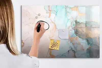 Magnetic marker board abstract image design