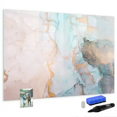 Magnetic marker board abstract image design