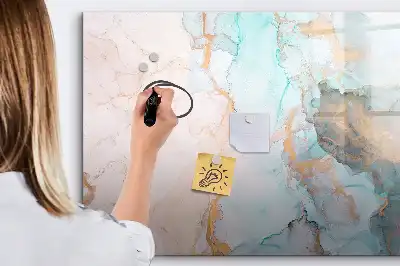 Magnetic marker board abstract image design
