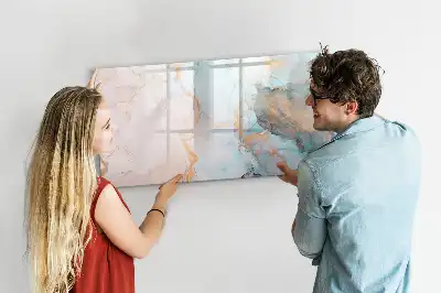 Magnetic marker board abstract image design
