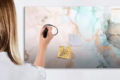 Magnetic marker board abstract image design
