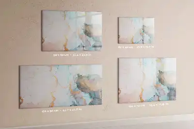 Magnetic marker board abstract image design