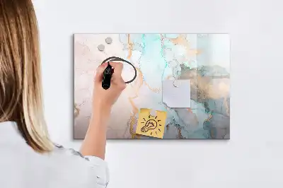 Magnetic marker board abstract image design