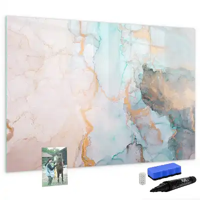 Magnetic marker board abstract image design