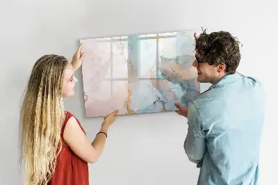 Magnetic marker board abstract image design