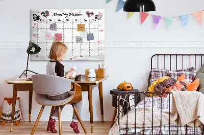 Magnetic monthly planner board elegant magnetic dry erase calendar