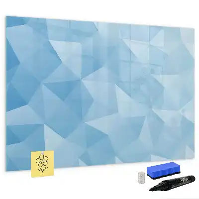 Magnetic marker board triangle abstraction design