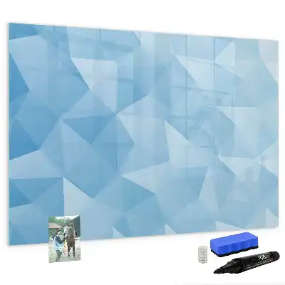 Magnetic marker board triangle abstraction design