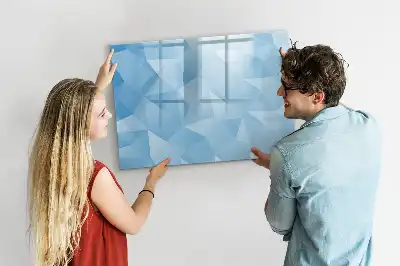 Magnetic marker board triangle abstraction design