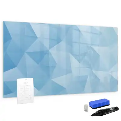 Magnetic marker board triangle abstraction design
