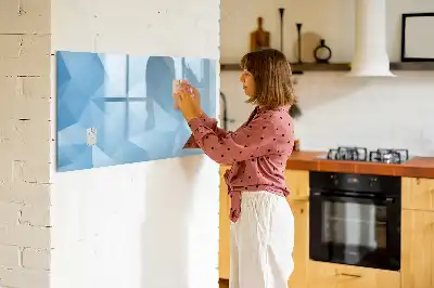 Magnetic marker board triangle abstraction design