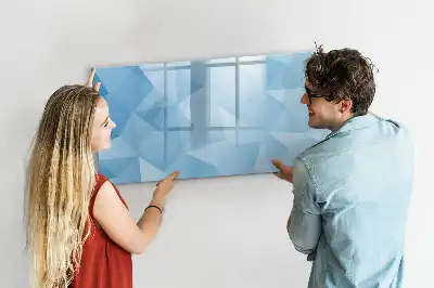 Magnetic marker board triangle abstraction design