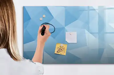 Magnetic marker board triangle abstraction design