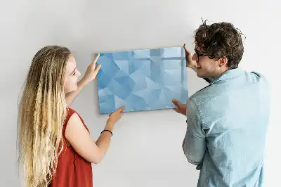 Magnetic marker board triangle abstraction design