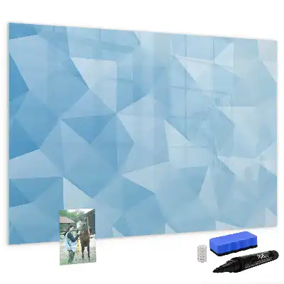Magnetic marker board triangle abstraction design