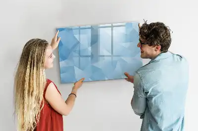 Magnetic marker board triangle abstraction design