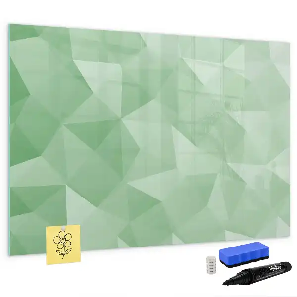 Magnetic marker board triangle abstraction design