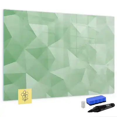 Magnetic marker board triangle abstraction design