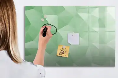 Magnetic marker board triangle abstraction design