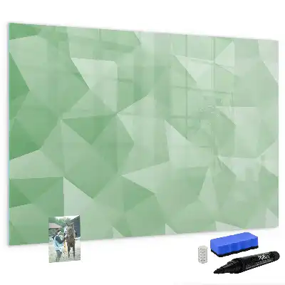 Magnetic marker board triangle abstraction design
