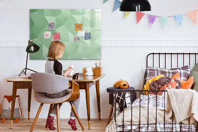 Magnetic marker board triangle abstraction design