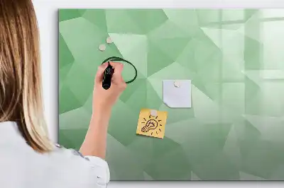 Magnetic marker board triangle abstraction design