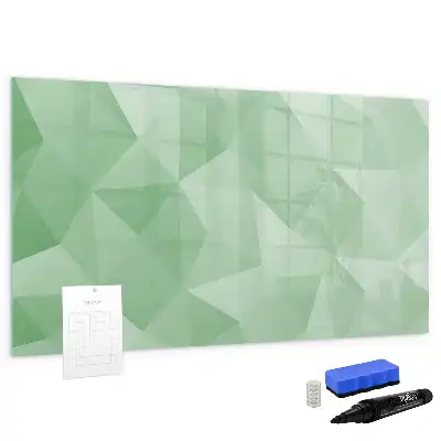Magnetic marker board triangle abstraction design