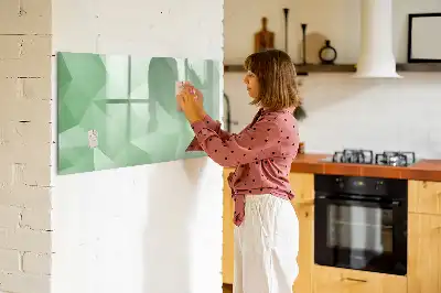 Magnetic marker board triangle abstraction design