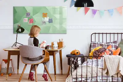 Magnetic marker board triangle abstraction design