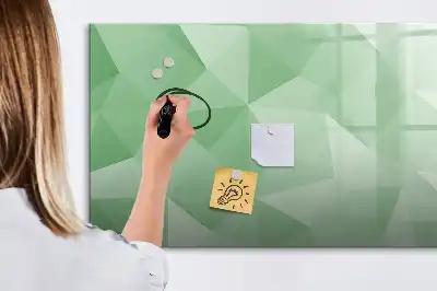 Magnetic marker board triangle abstraction design