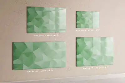 Magnetic marker board triangle abstraction design