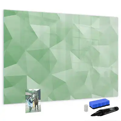 Magnetic marker board triangle abstraction design