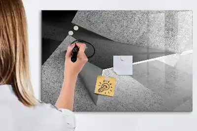Magnetic marker board triangle abstraction design