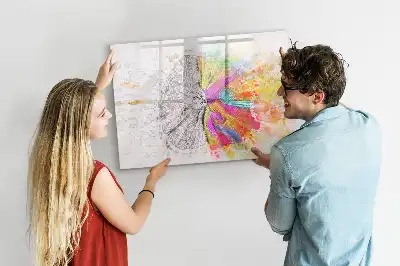 Magnetic marker board brain abstraction design
