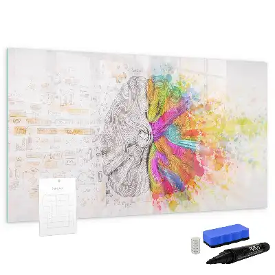 Magnetic marker board brain abstraction design