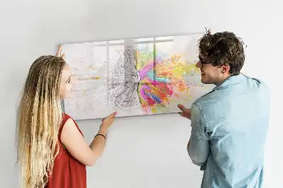 Magnetic marker board brain abstraction design