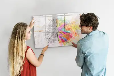 Magnetic marker board brain abstraction design